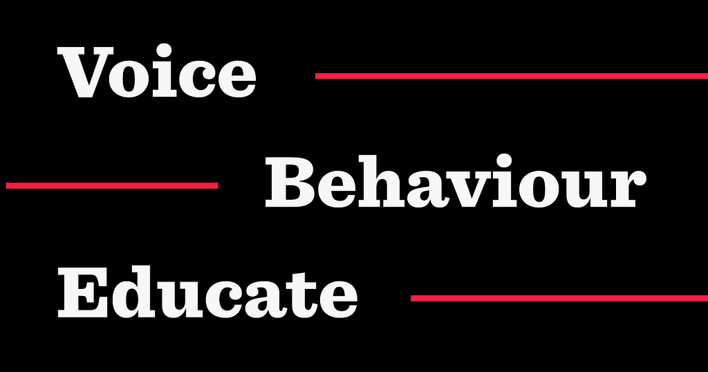 Voice-Behaviour-Educate Visual