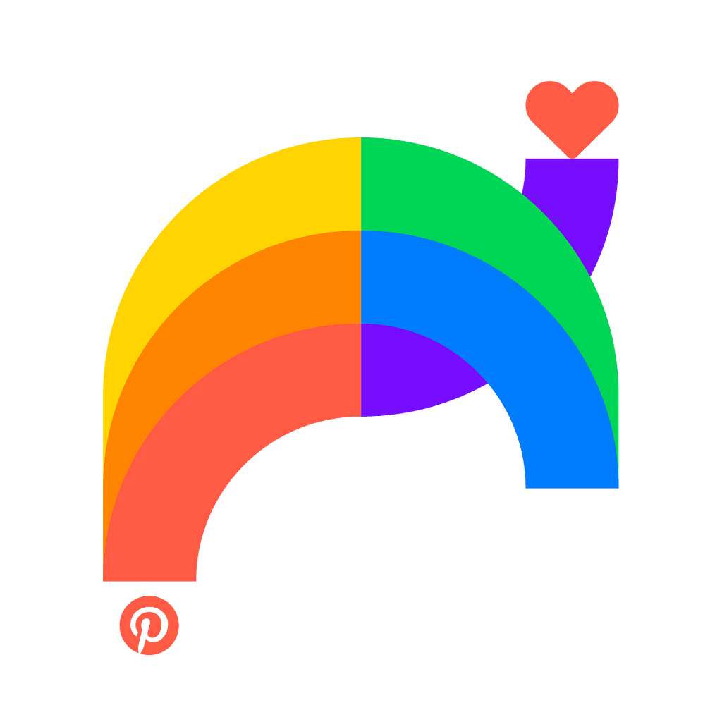 Pinterest’s Pride 2020 logo