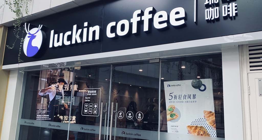 Luckin Coffee shop in China