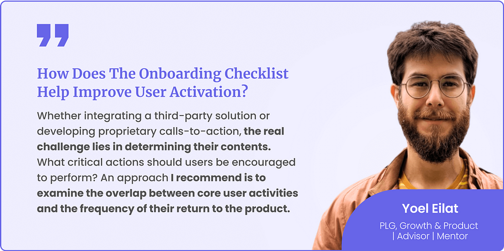 Yoel Eilat, a Growth and Product Advisor, on how to identify the key tasks for your checklists