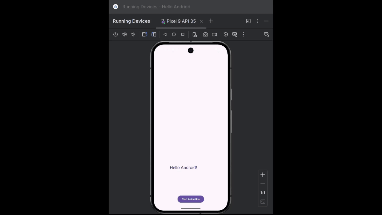 Icon and Home Buttons Animation