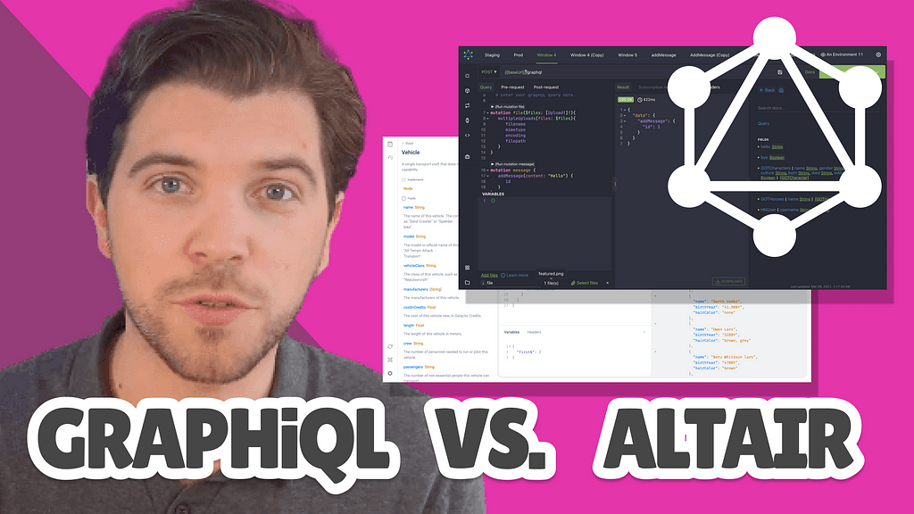 GraphQL IDEs: GraphiQL vs Altair