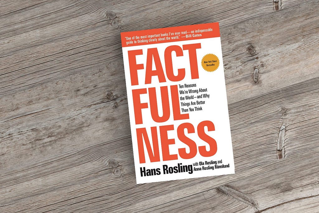 Image of book “Factfulness” by Hans Rosling