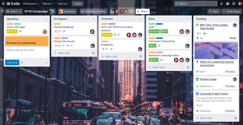 Best Workfront alternatives: Trello