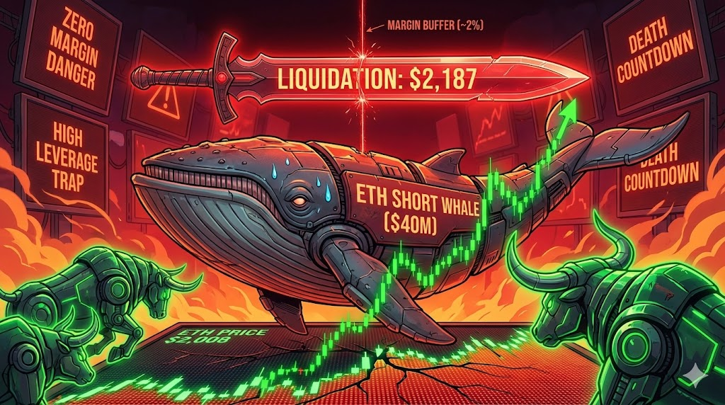 The $40M Death Countdown: Inside the Ethereum Whale’s Razor-Thin Margin Trap