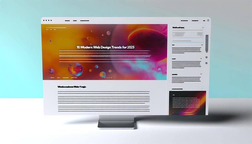 New Web Design Trends 2025