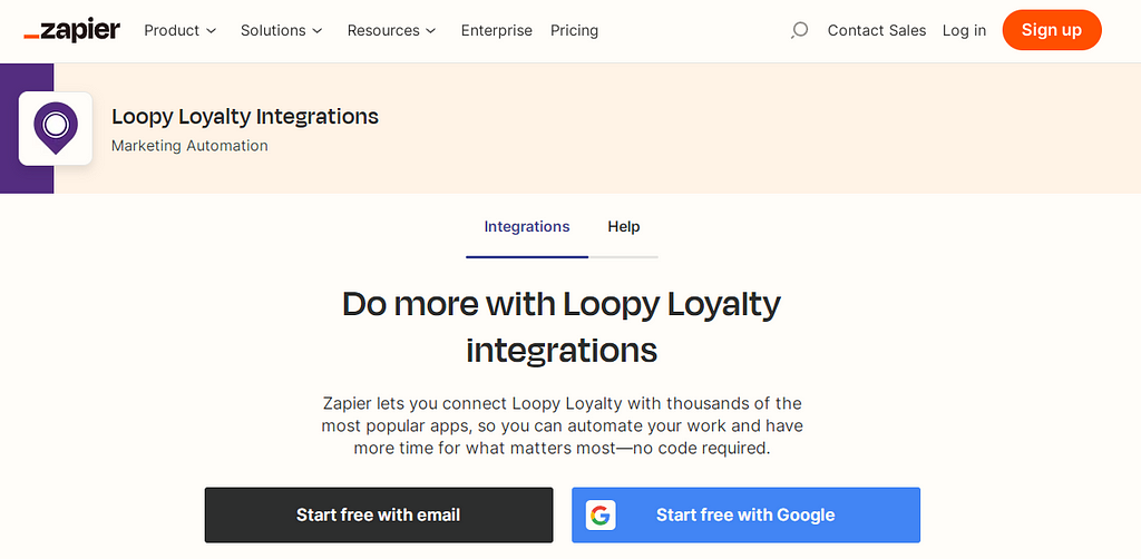 Loopy Loyalty integrations