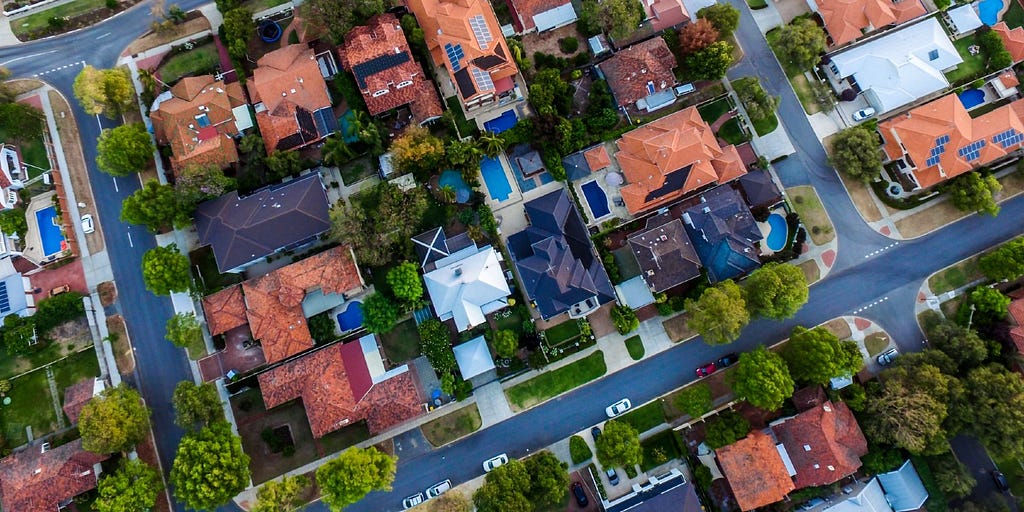 A house in the suburbs no longer has a garden but still costs a fortune