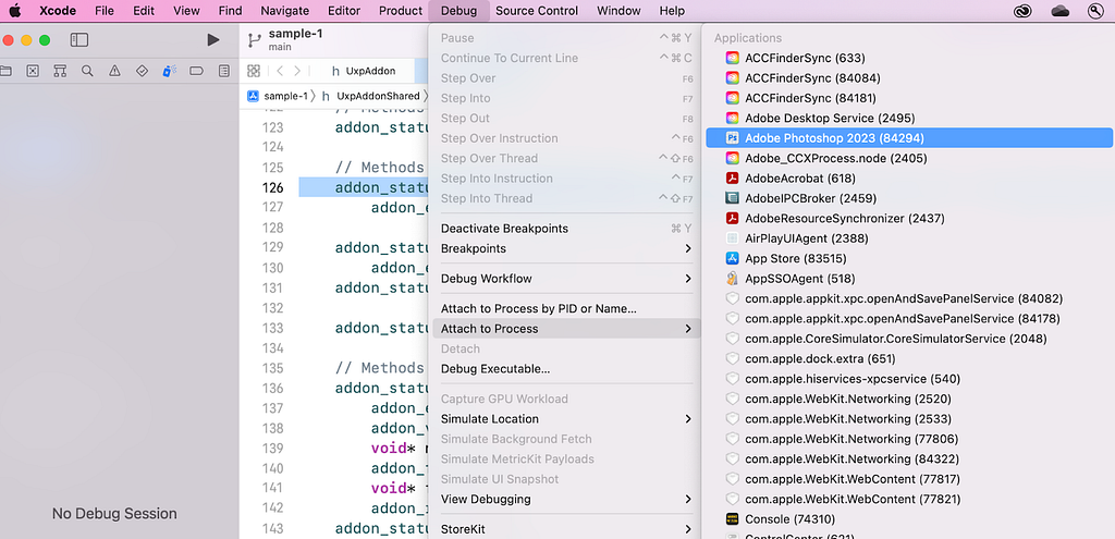 Xcode Screenshot