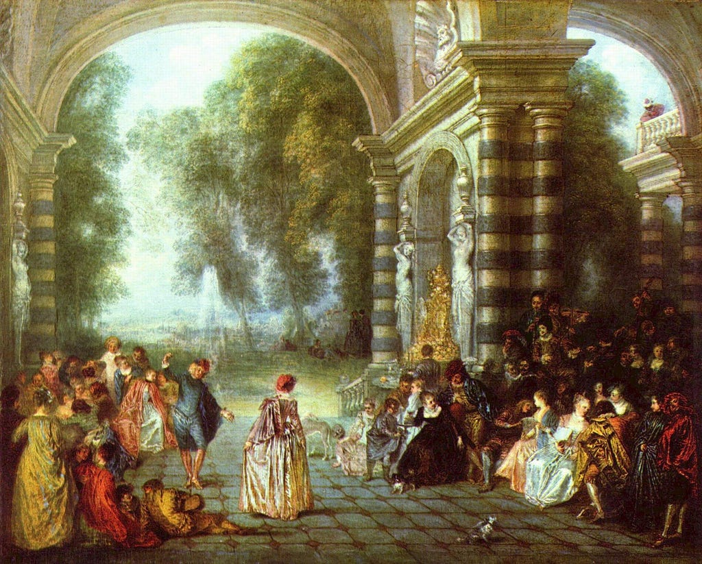 The Pleasures of the Ball, Jean-Antoine Watteau