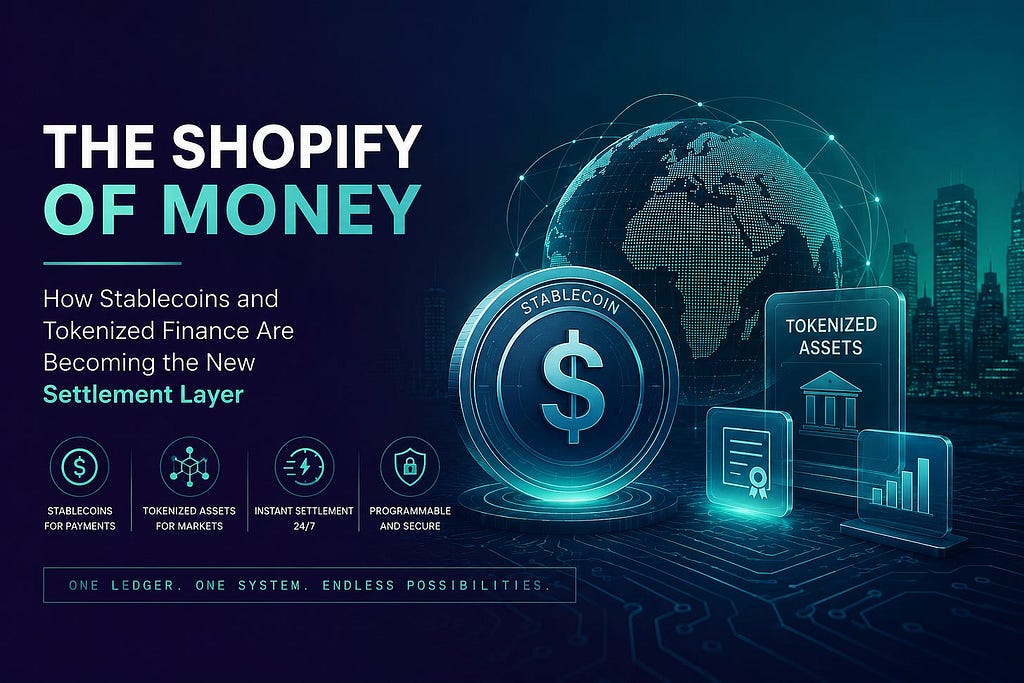 The Shopify of Money: How Stablecoins and Tokenized Finance Are Becoming the New Settlement Layer