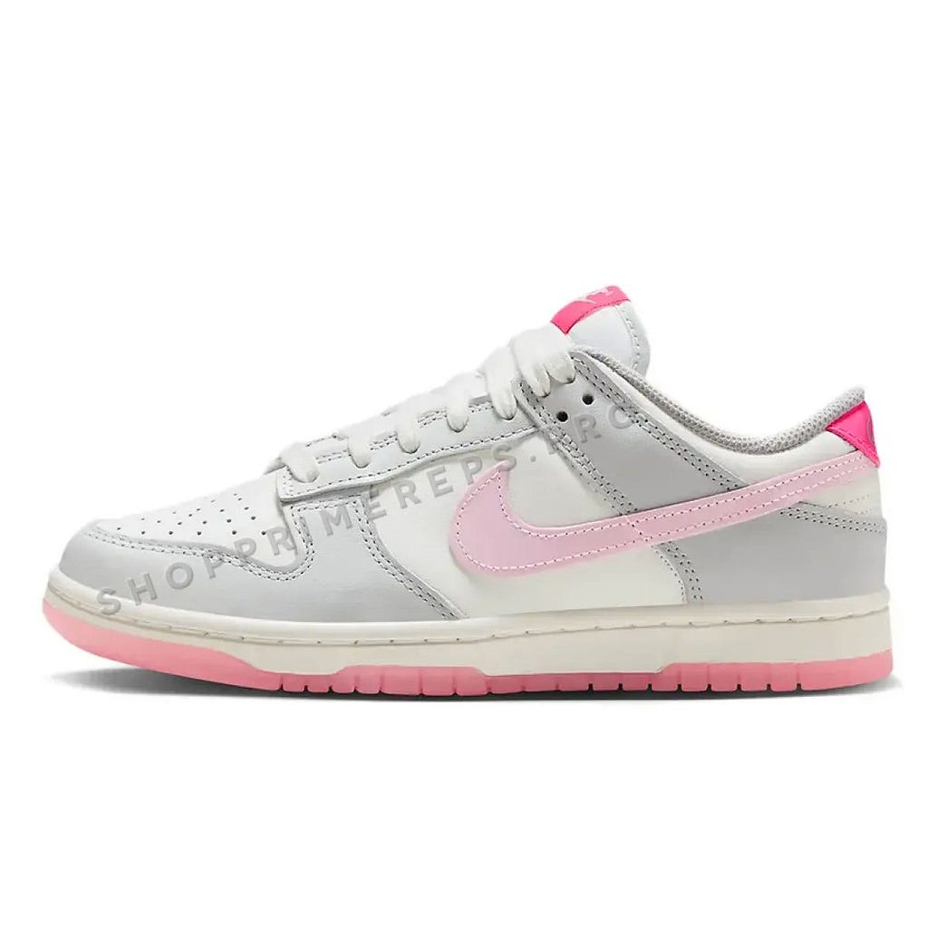 Nike Dunk Low 52 White Pink - Prime Reps