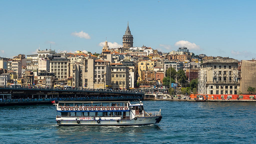 Different types of water transport are very popular among tourist and locals