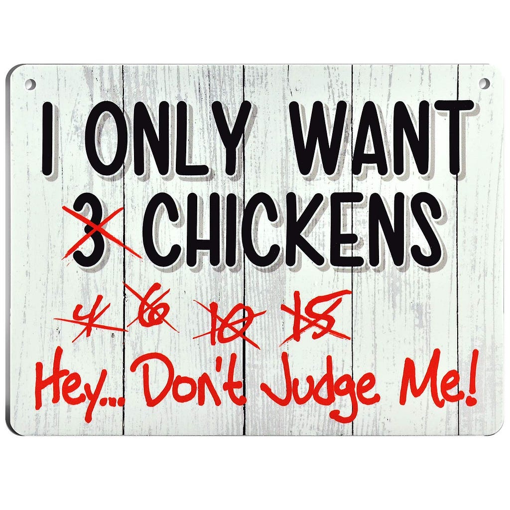 Bigtime Signs I Only Want Chickens 9 x12 PVC Chicken Decor Sign - Chicken Yard Decorations Chicken Toys | Chicken Coop Accessories for Chicken Feeder - Chicken Gifts for Chicken Lovers