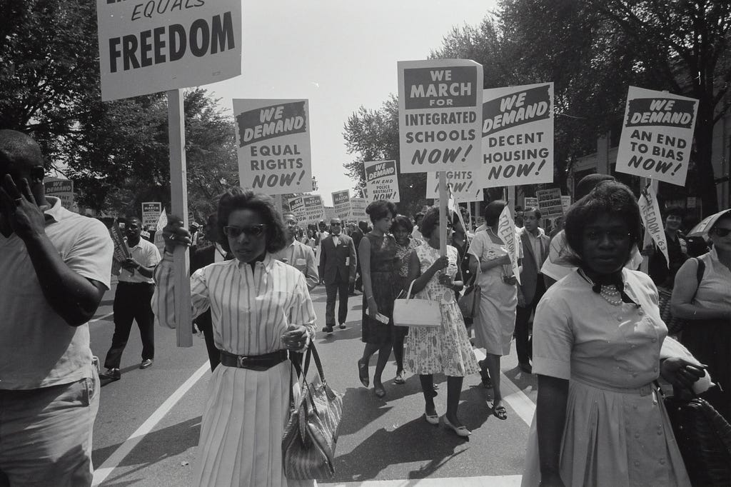 People fighting for Freedom and rights