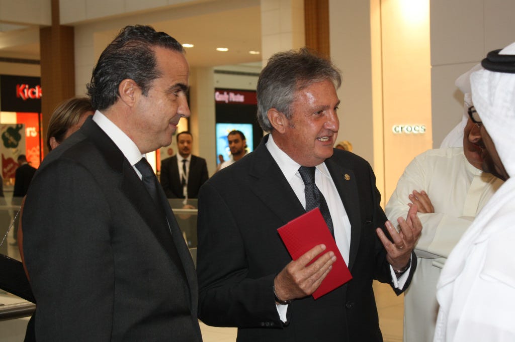 Mr. Xavier López -President and founder of KidZania- and H.E. Mr. Luis Alberto Barrero Stahl -Ambassador of Mexico to Kuwait.