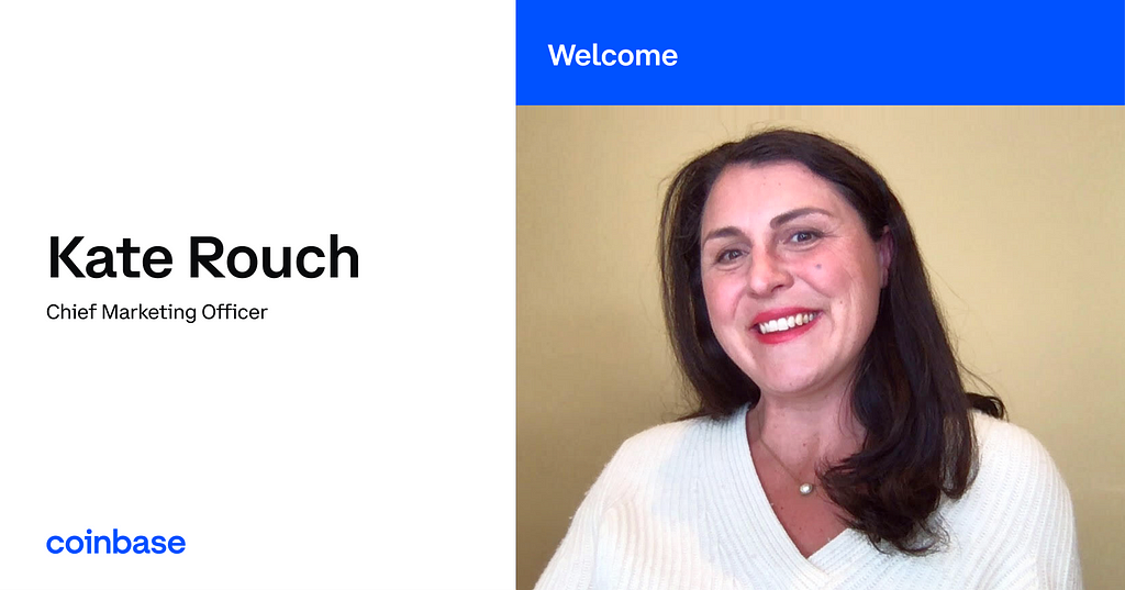 Kate Rouch Joins Coinbase as Chief Marketing Officer