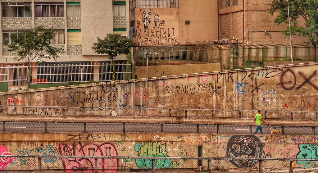 Pichação é diferente de Grafite