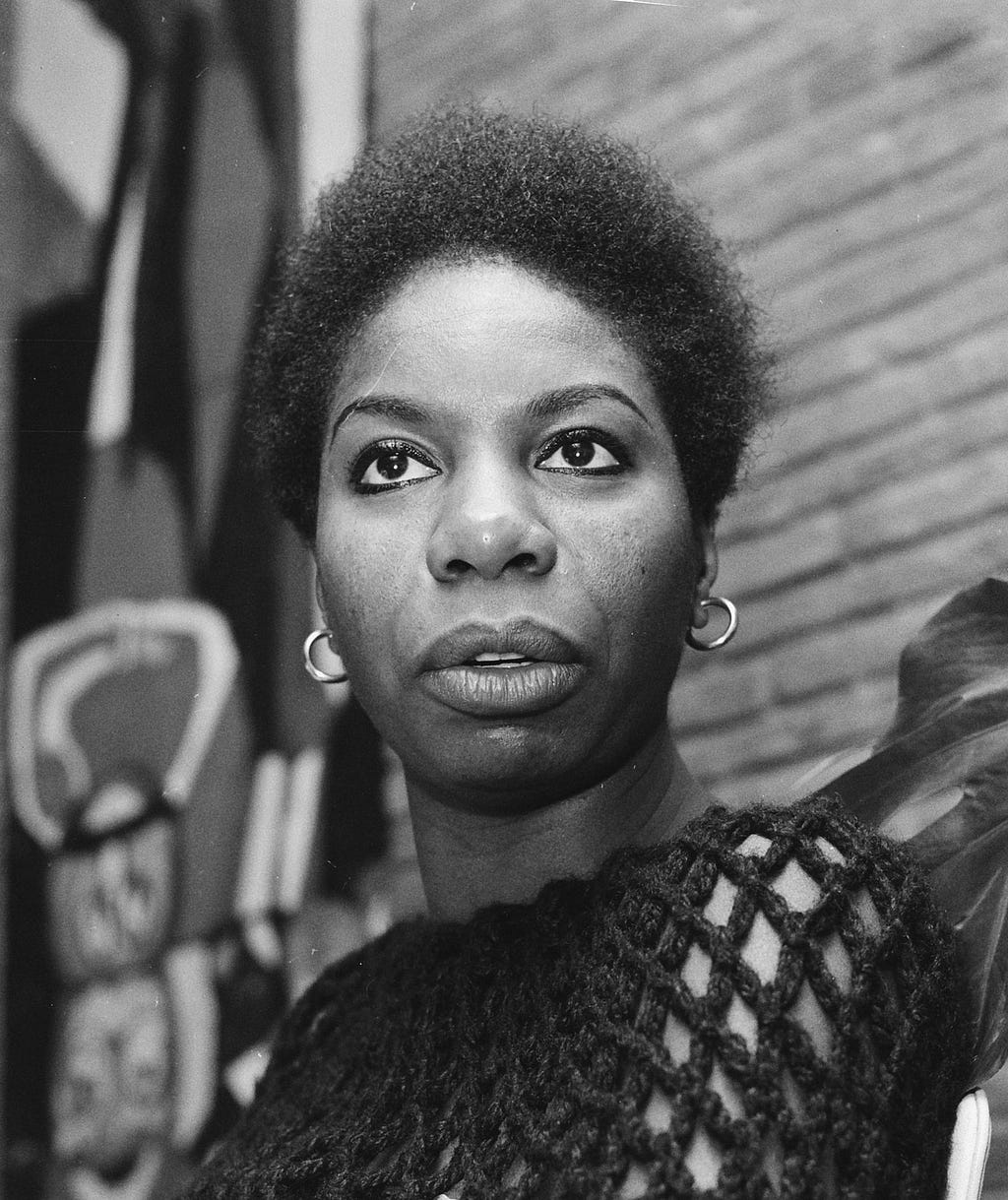 Nina Simone in 1965, courtesy of the Dutch National Archives via Wikimedia Commons