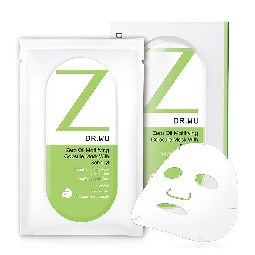 Dr. Wu Zero Oil Mattifying Capsule Mask With Sebaryl (3 pcs)