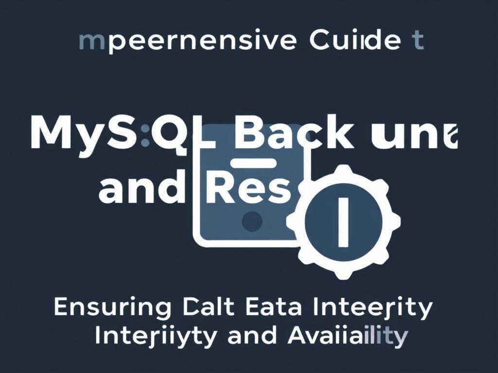 Comprehensive Guide to MySQL Backup and Restore: Ensuring Data Integrity and Availability