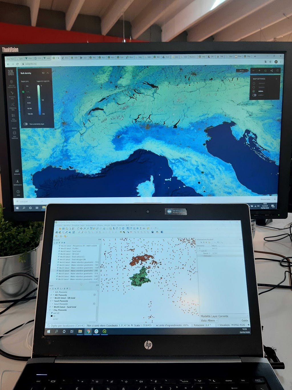 Sevara_Research of the granulometry of the terrain