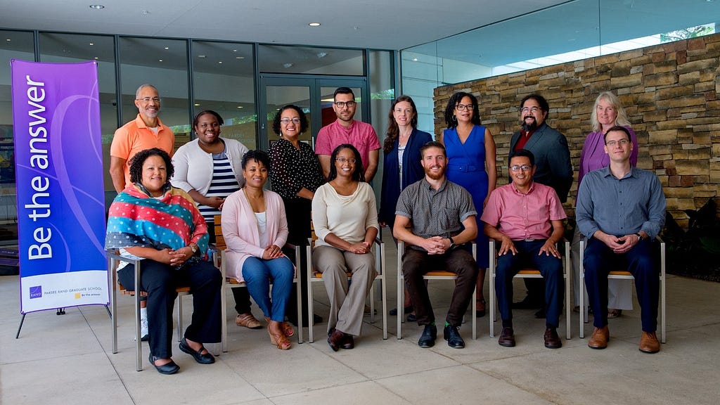 The 2018 cohort of Faculty Leaders with Shearon Roberts, back row, second from left. Photo by Diane Baldwin/RAND Corporation