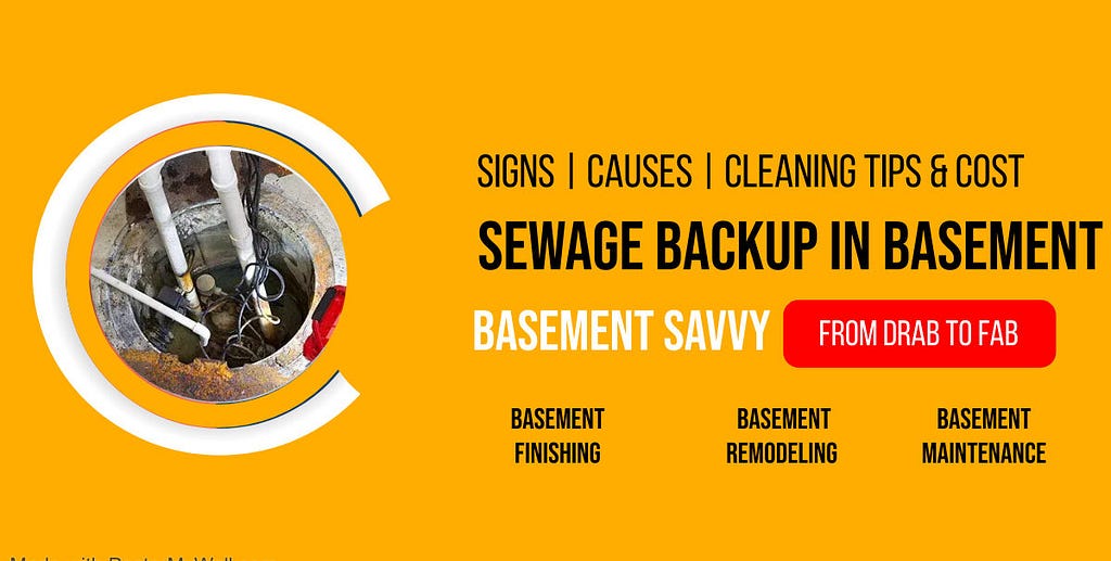 Everything You Need to Know About Sewage Backup in Basement | Causes, Health Risks, and Cleaning Tips