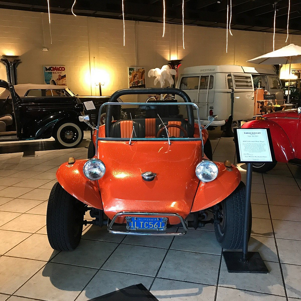 Observe the retro automobiles at the Ragtops Automobiles Museum.
