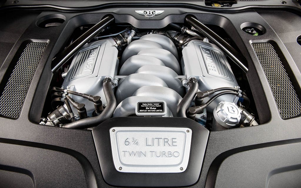 Bentley Mulsanne Speed engine