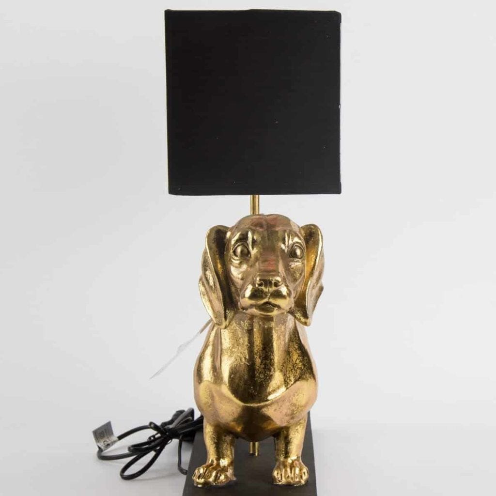Tierischle Tischlampe dackel