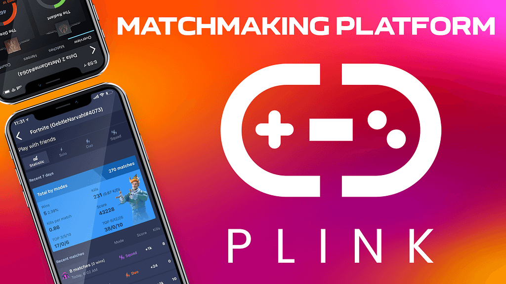app to find gaming buddies - PLINK