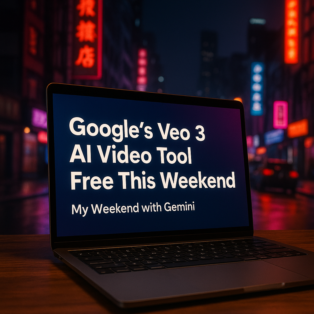 Google’s Veo 3 AI Video Tool Free This Weekend: My Weekend with Gemini