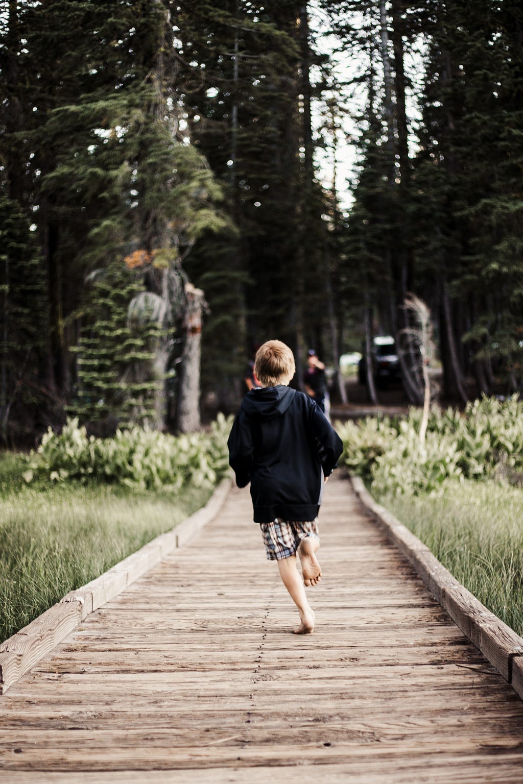 boy running