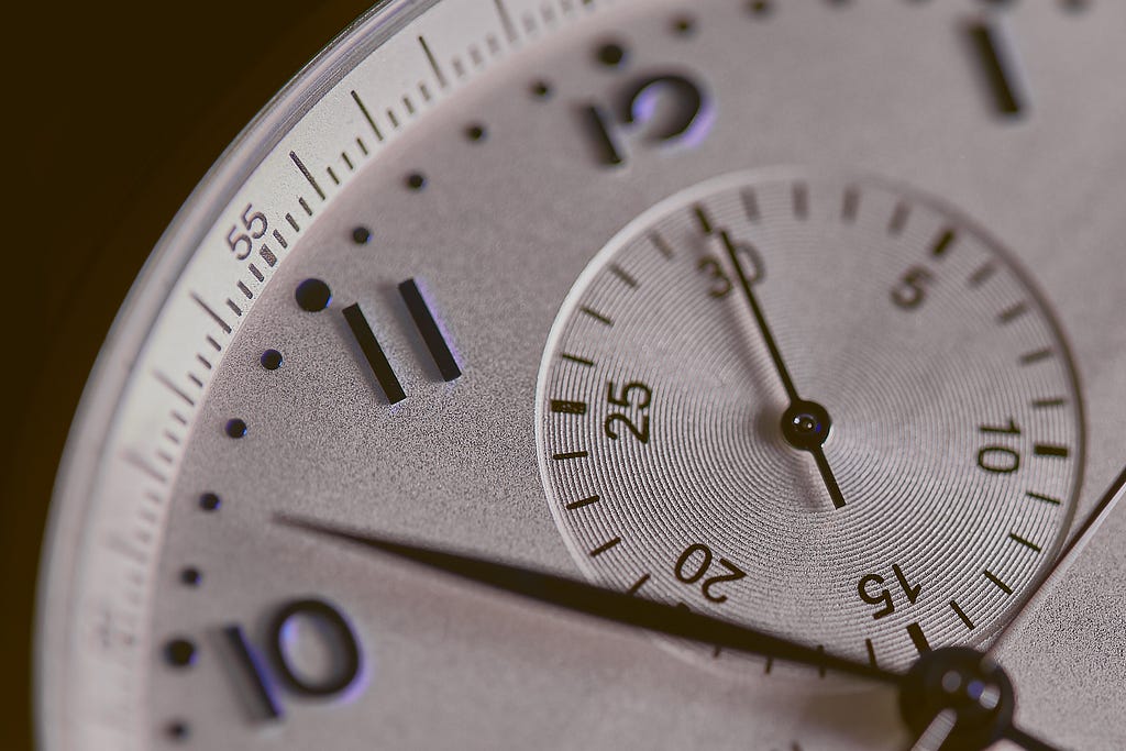 a close up of a watch.