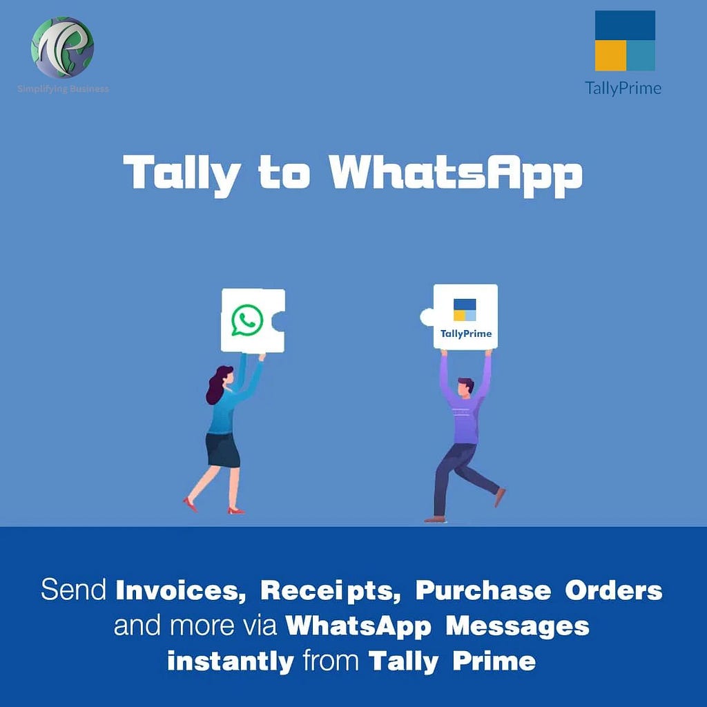 SEND DOCUMENTS USING TALLYPRIME WITH WHATSAPP
