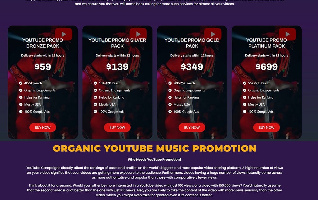 Top Youtube Music Promotion