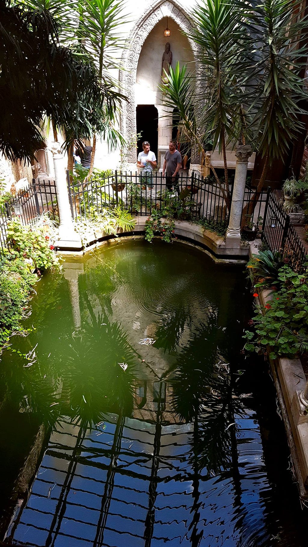 Pool inside the castle