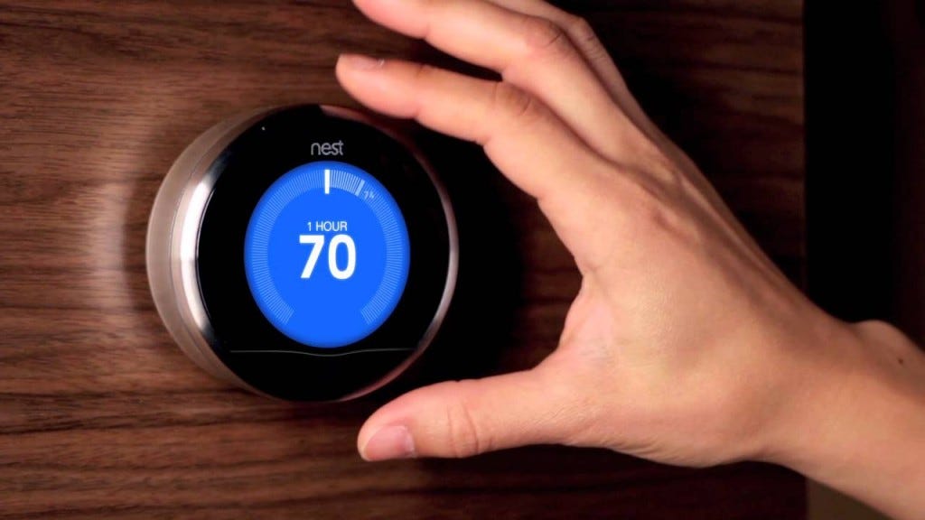 Nest Thermostat by Nest (owned by Alphabet).
