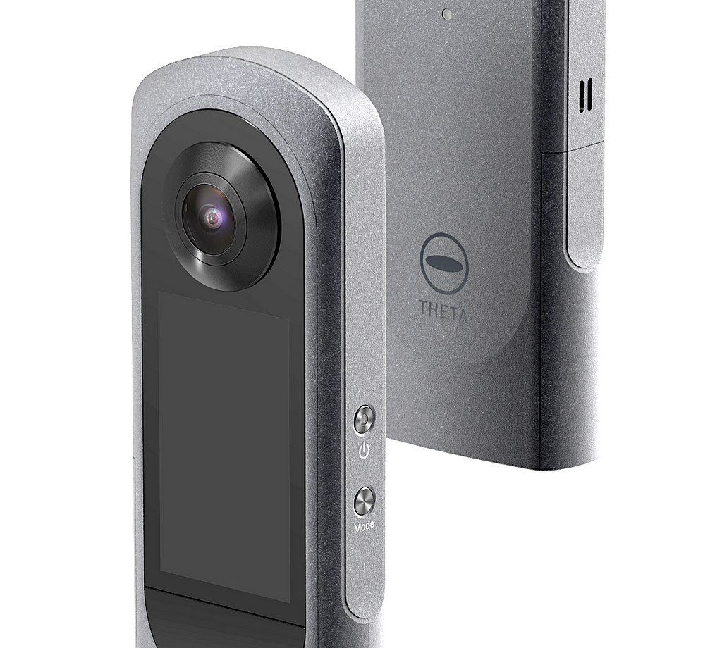 Ricoh Theta X 360 Degree Camera, High Resolution Image of approximate 60M, 5.7K 360, Touch Screen