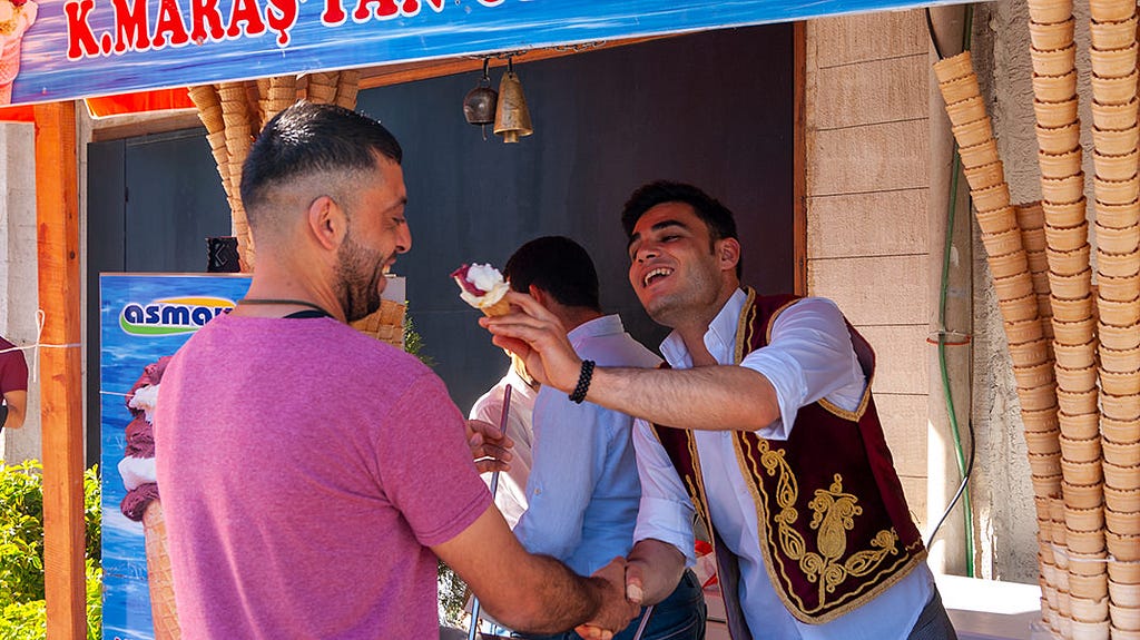 Ice cream seller