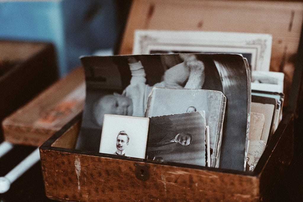 Take time to save your family photos and precious items in storage bins, bags, or elevated boxes.