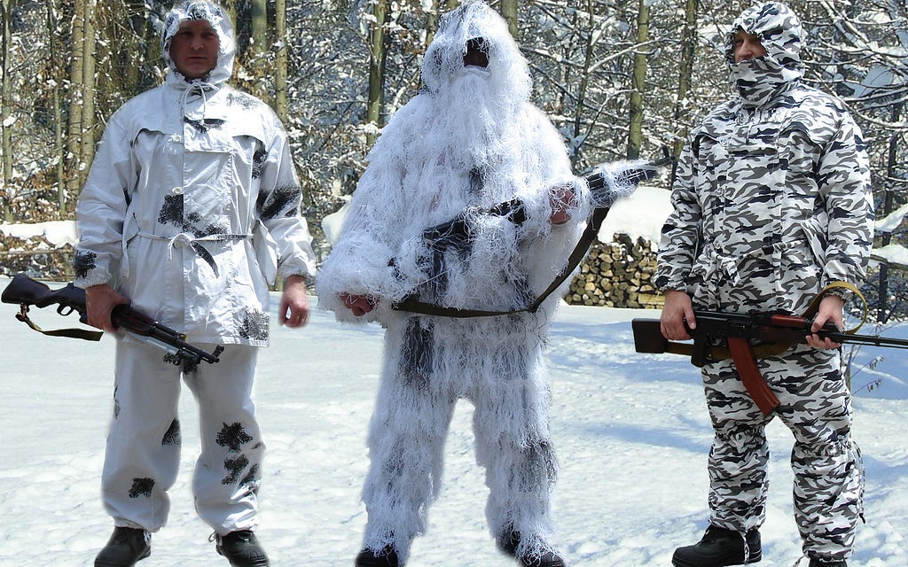 Камуфляж Зима