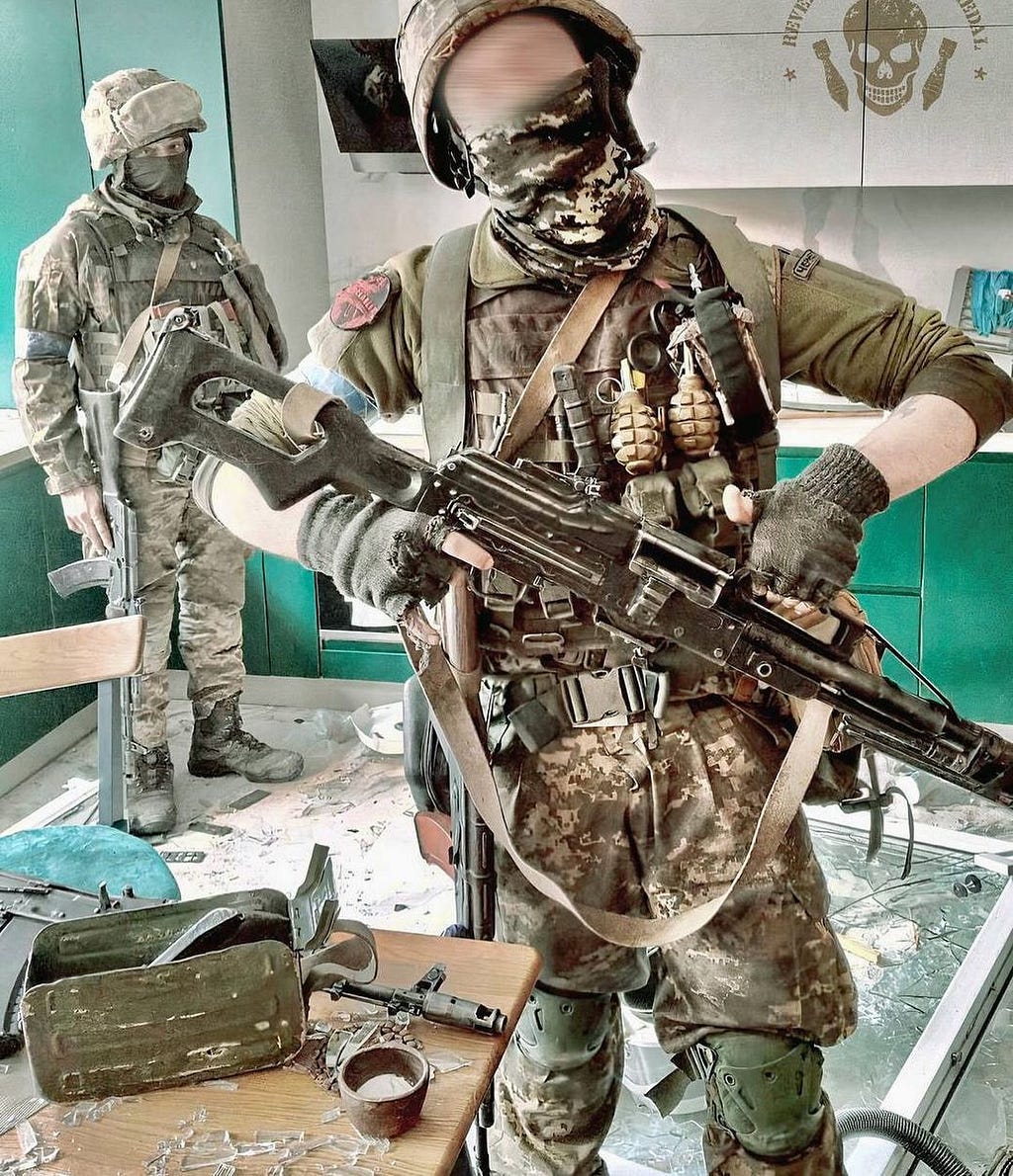 PKP Machine gun in Ukraine