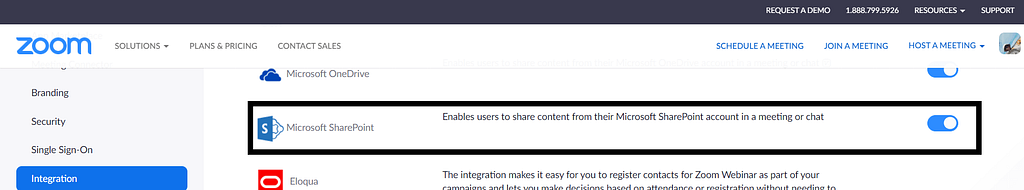 Zoom and SharePoint integration