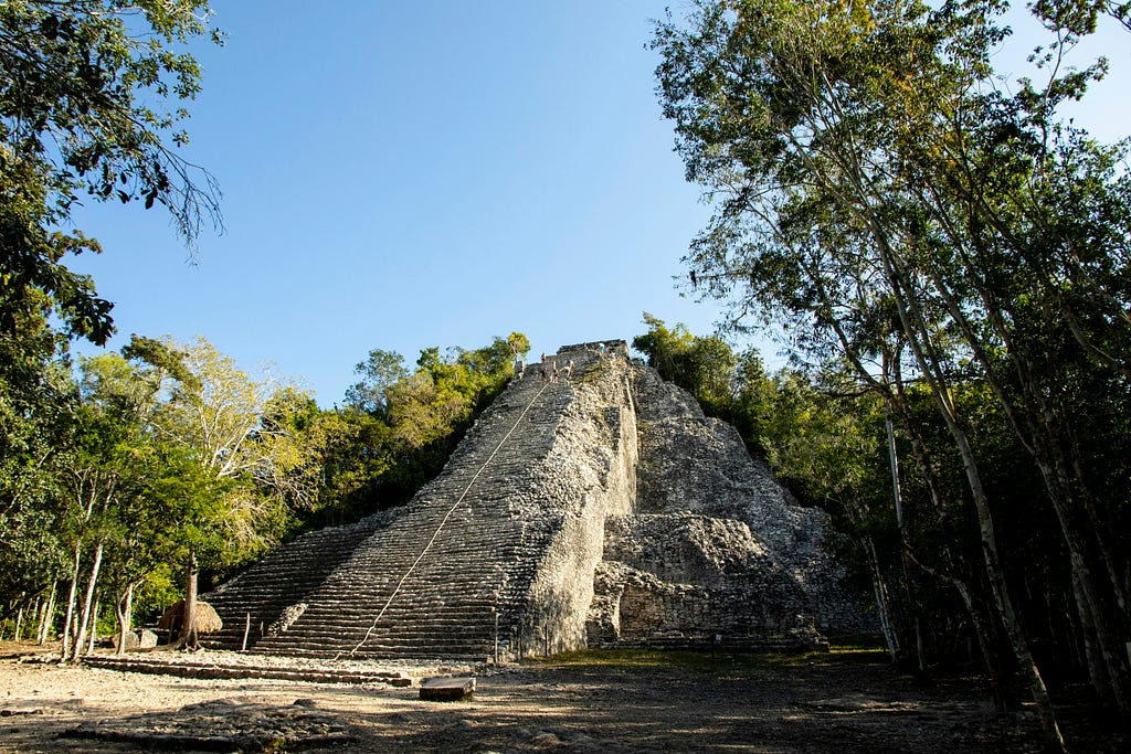 Coba pyramid in Quintana Roo