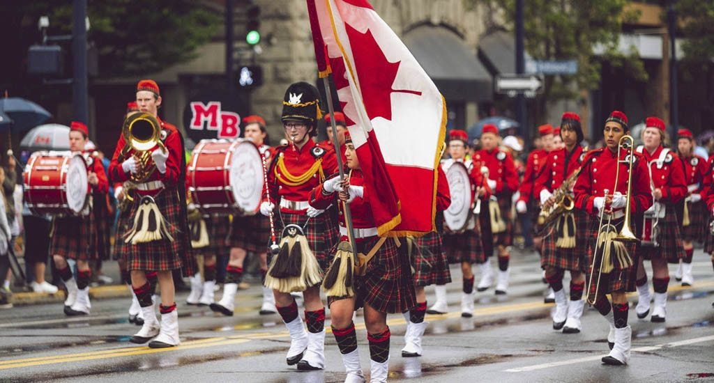 Labor Day parade in Canada