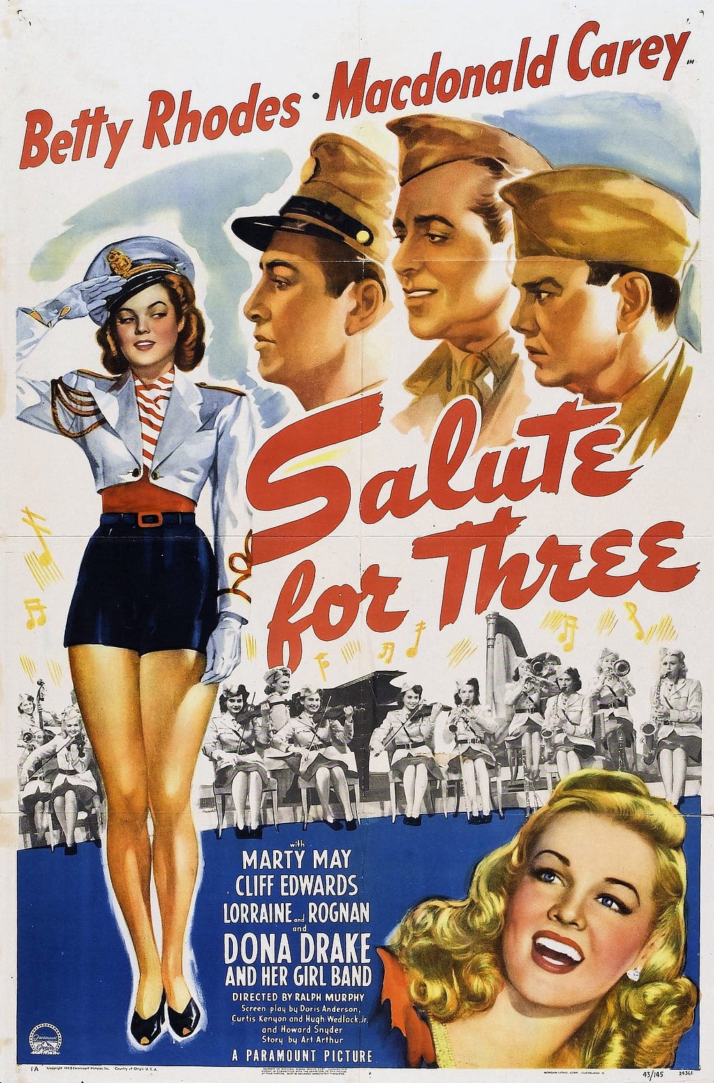 Salute for Three (1943) | Poster