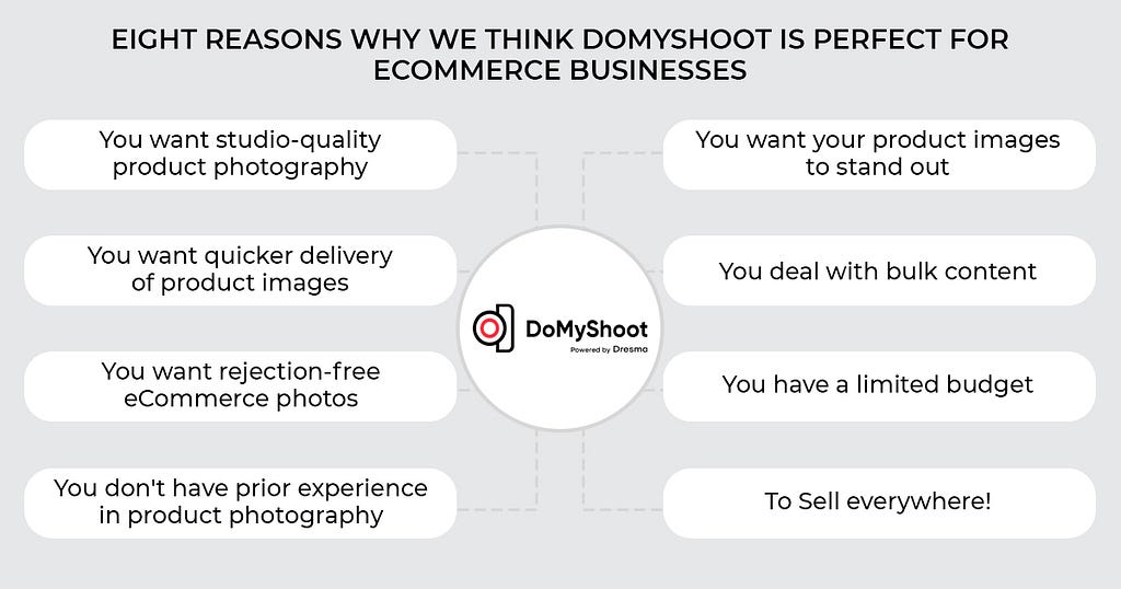 Eight reasons why we think DoMyShoot is perfect for eCommerce businesses