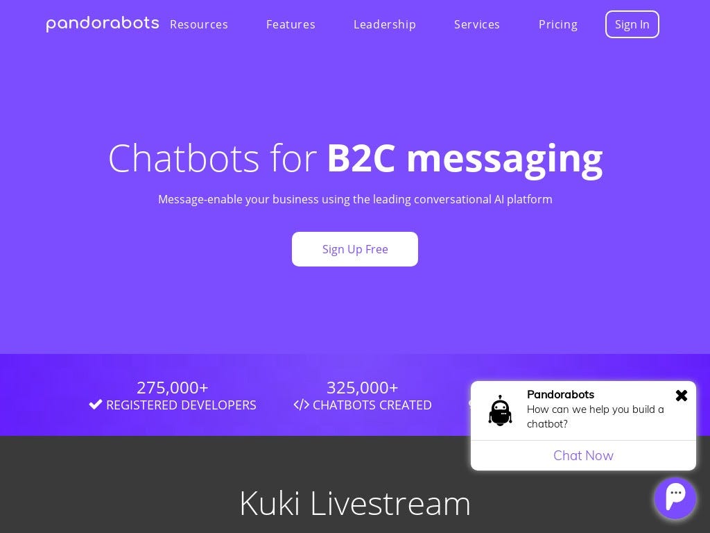 Pandorabots chatbot tools